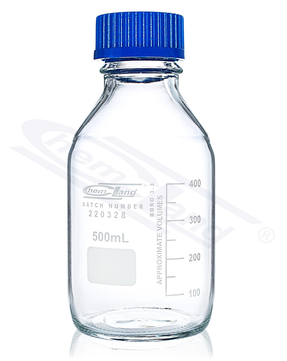 butelka z nakrętką BORO 3.3  GL45  00500mlCHEMLAND