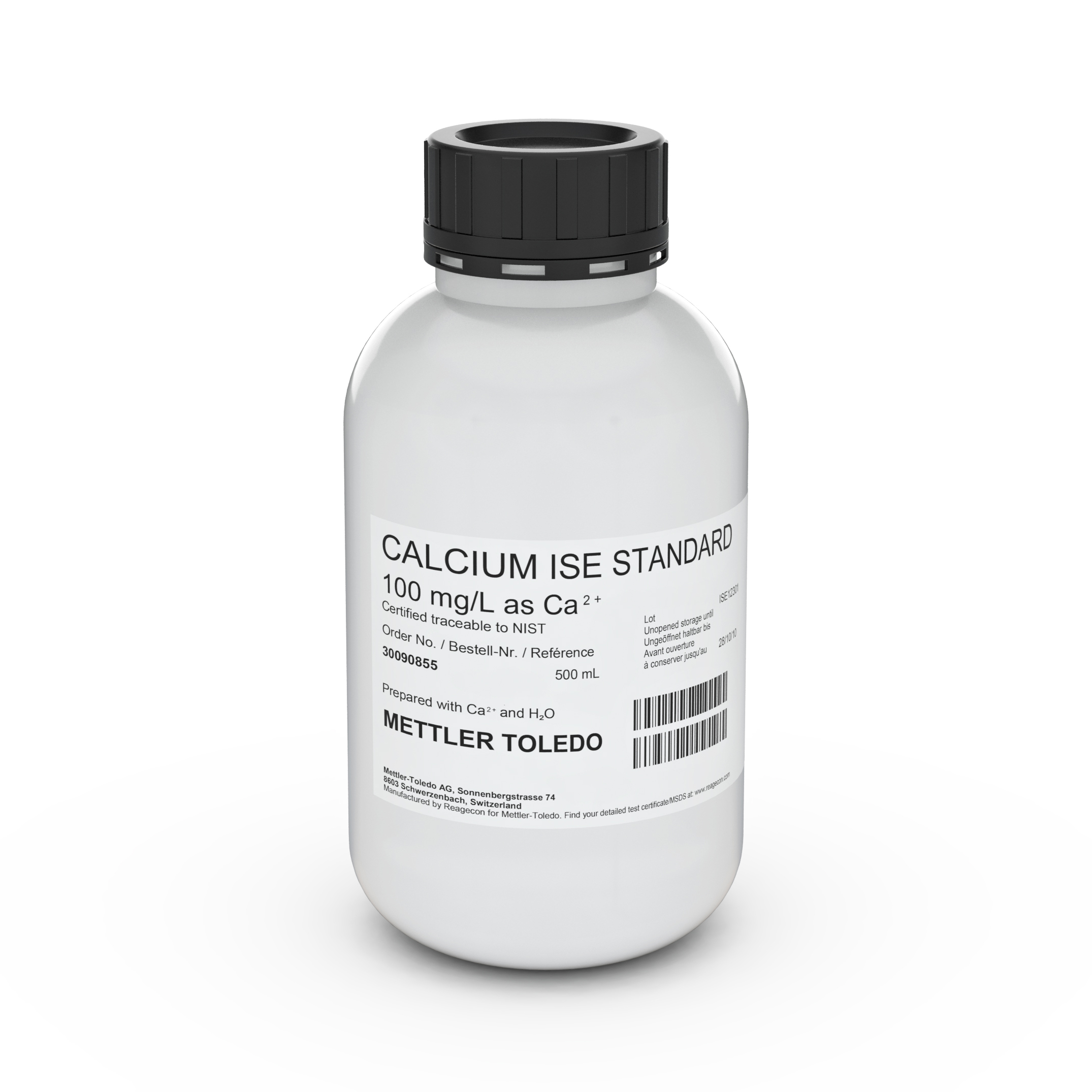 ISE standard Ca 100 mg/L, 500mL