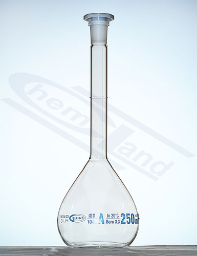 kolba miarowa z certyfikat kl A 0050ml GLASSCO  WS 14/23