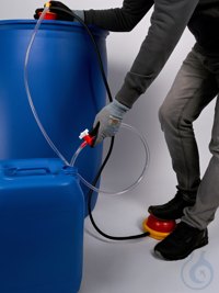 OTAL® foot pump with hose & stopcock
