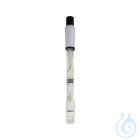 Glass body pH electrode for high temperature measurements (BNC)