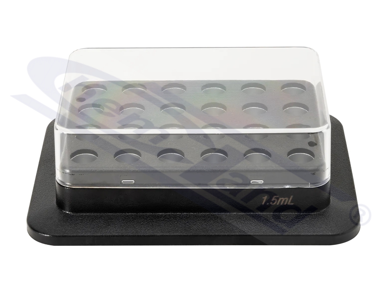 magnetyczny blok grzewczy do bloku DLAB, probówka 1,5ml, 24 miejsca [10,9x30,8mm], czarny, dno stożkowe DLAB