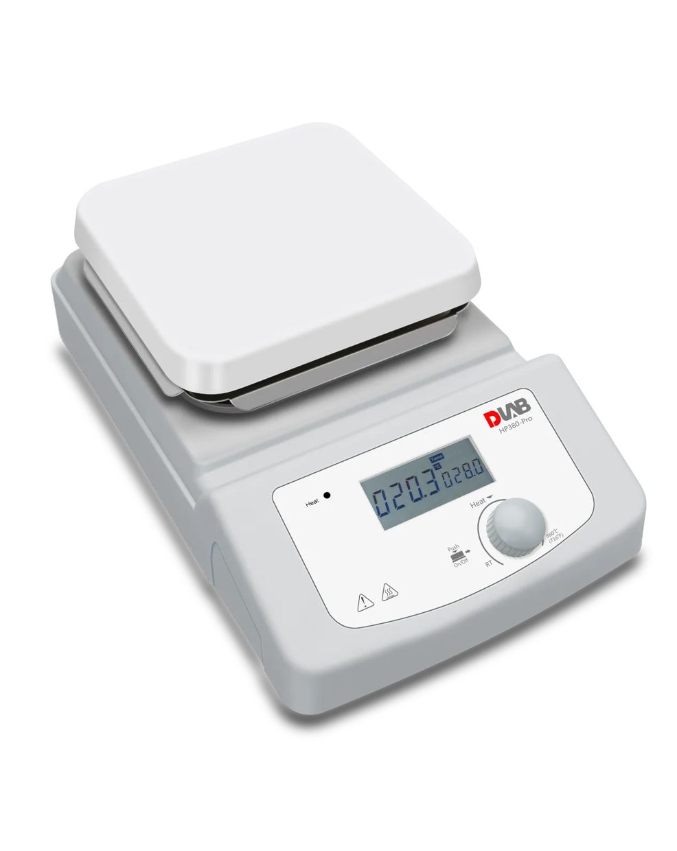 płyta grzewcza HP380-Pro, 140x140mm, PORCELANA, temperatura 380oC, wyświetlacz LCD DLAB
