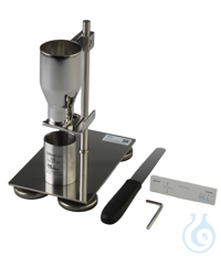 Apparatus for the determination of bulk density,100ml, DIN EN ISO 60, ASTM D1895