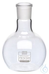 FB70/500 behrotest flat bottom flask 500 ml, NS29