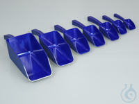Detectable scoops, blue