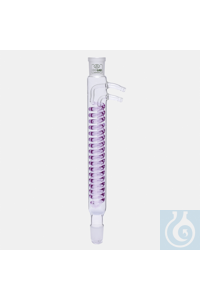 condenser - dimroth - 250 mm - Socket : NS 29/32 - Cone : NS 29/32 - glass side