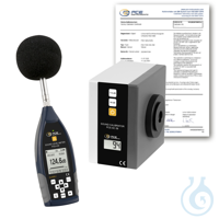 Kit inclusive Sound Level Meter PCE-430 and Calibrator PCE-SC 09
