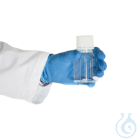 Nitrile diposable gloves, non-sterile, powder free, M (7-8) size, 10x100 pcs