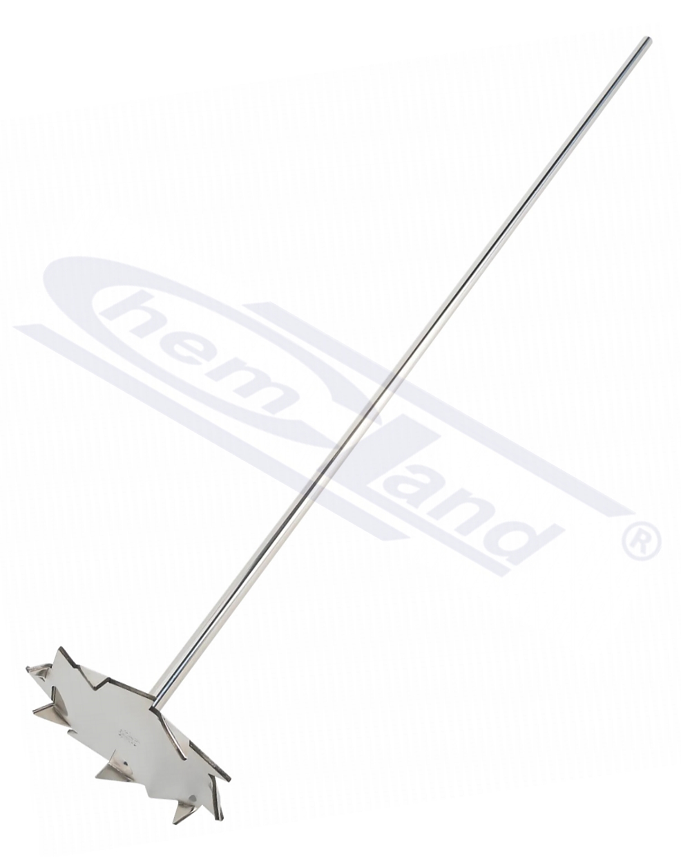 pręt do mieszadeł wykonany ze stali 316L - rozdrabniające, długość wału 60 cm, średnica mieszadła 10 cm DLAB