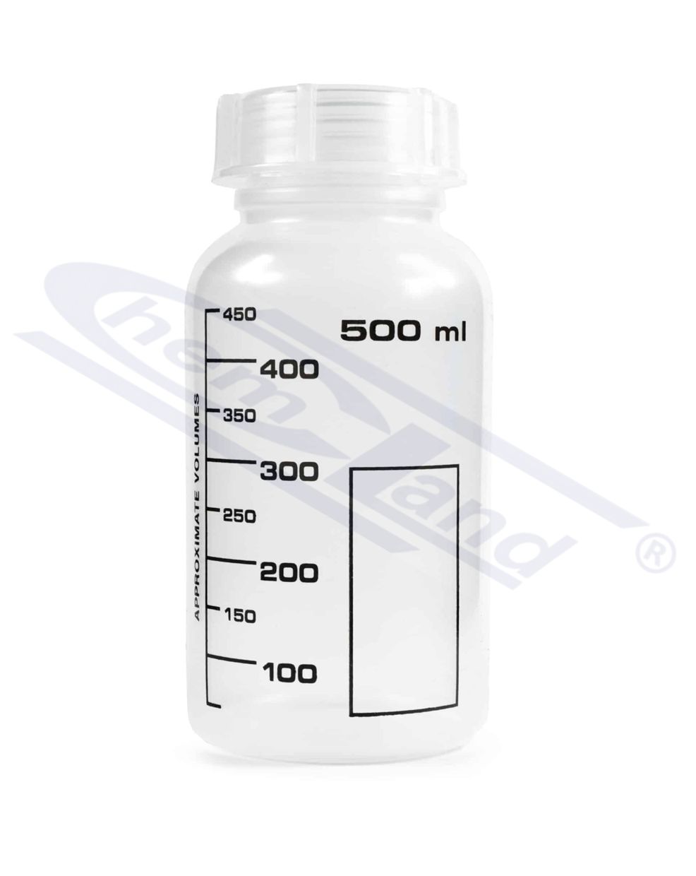 butelka PP ze skalą czarną 0500ml GL 50
