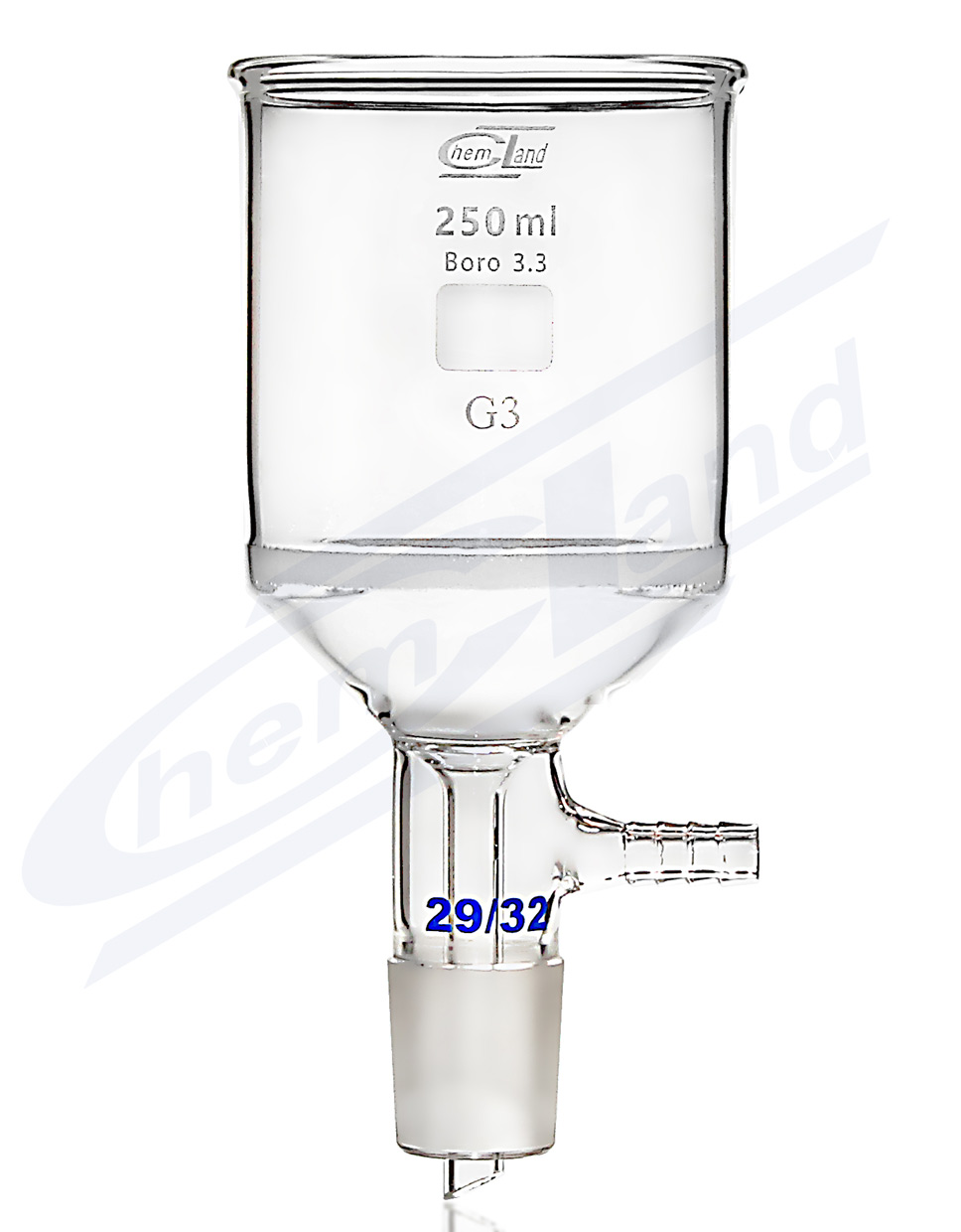 lejek filtracyjny cyl.. spiek G3 1000ml  WS 29/32 z tubusem próżniowym