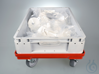 Transport trolley for containers