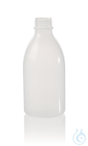 Bottle, PE-LD, narrow neck, 500 ml, GL 25, without closure