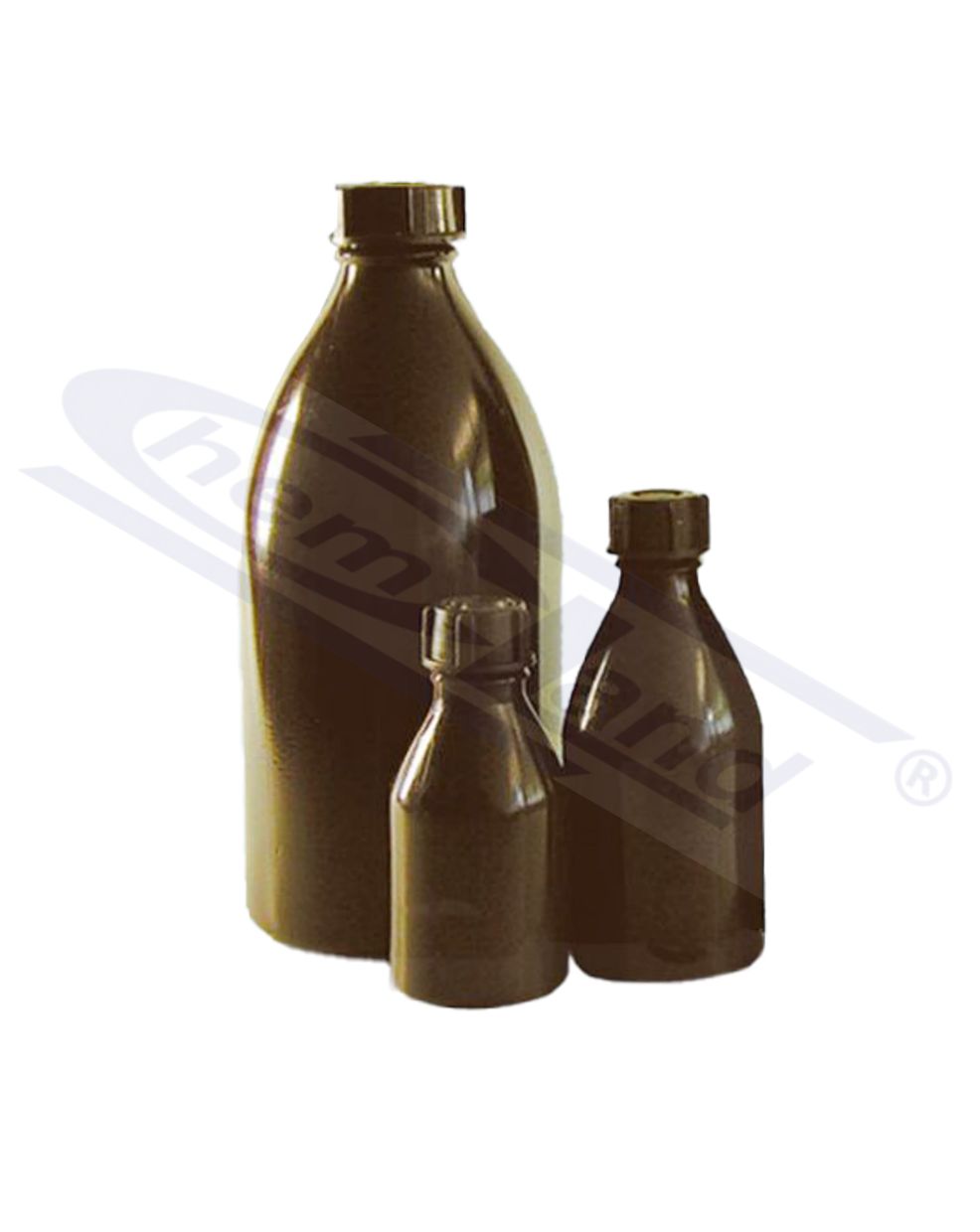 butelka PE-LD brązowa w/sz  0500ml nakrętka  GL25