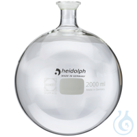 Receiving flask 2.000 ml - plastic coated