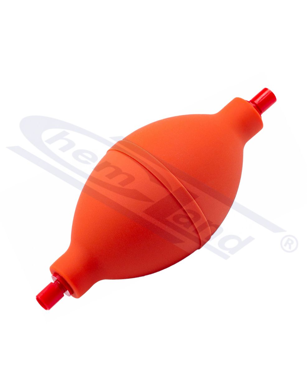 gruszka PVC 102 ml z zaworem ssawnym i tłoczącym, czerwono-brązowa