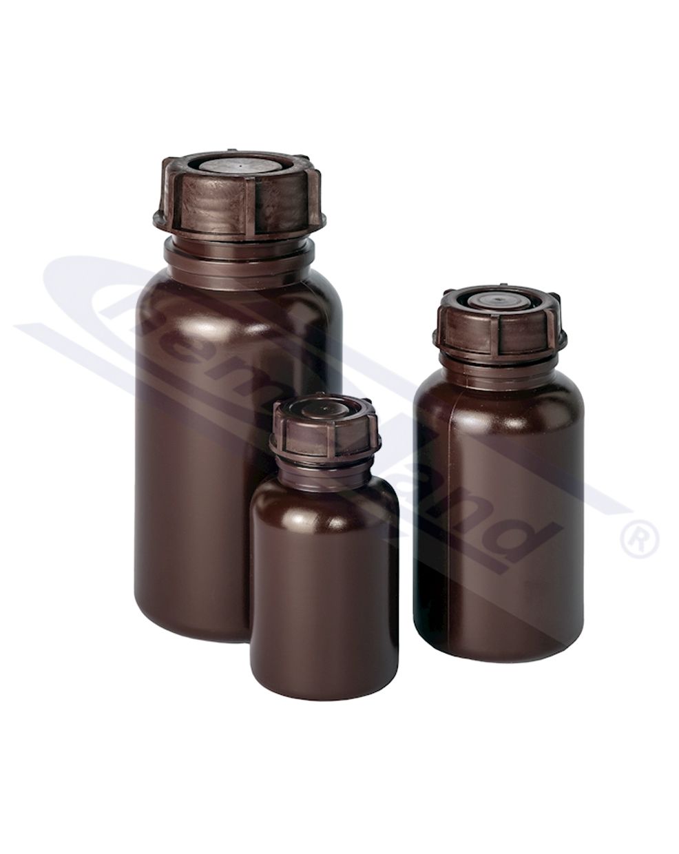 butelka PE-LD brązowa sz/sz  0500ml nakrętka  GL50