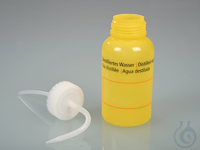 Wide neck wash bottle with print