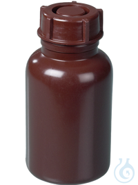 Wide neck bottle LDPE, brown
