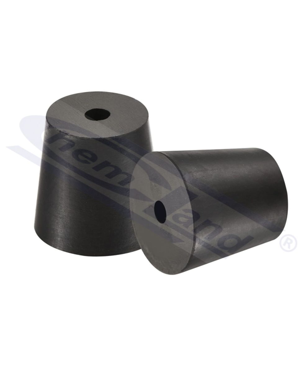 korek kauczuk NBR 1x otwór dół 21 góra 27 wys 30mm