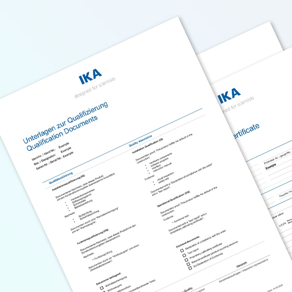 Documents for qualification LAB