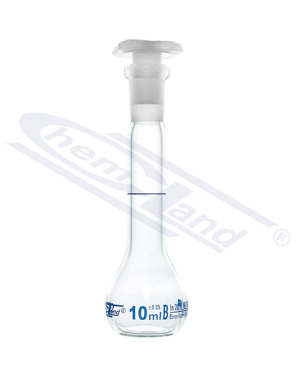 kolba miarowa kl B0050ml  12/21 CHEMLAND - skala niebieska