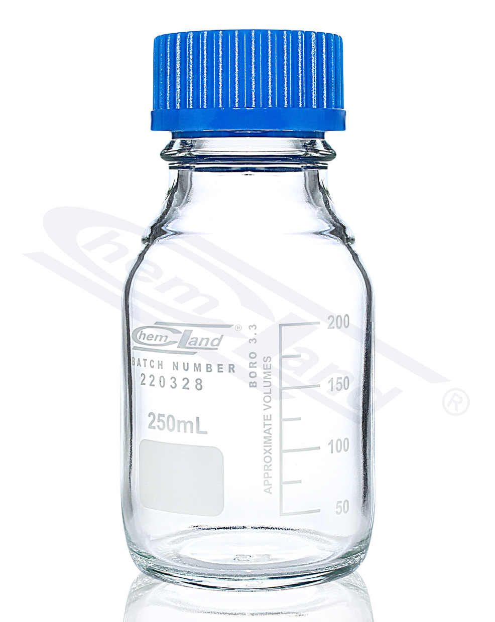 butelka z nakrętką BORO 3.3  GL45  00250mlCHEMLAND