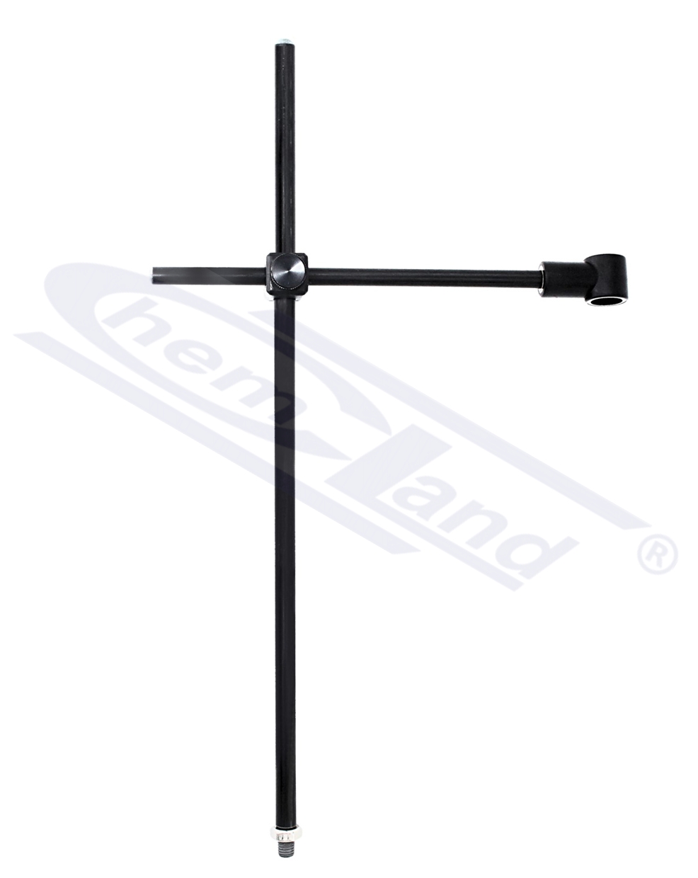 statyw do czujnika PT1000-A, NOWY TYP CZARNY, fi=10mm, L=450mm, długość wspornika 25cm, używany mieszadłami serii MS-H