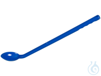 Food spoons, long handle, blue