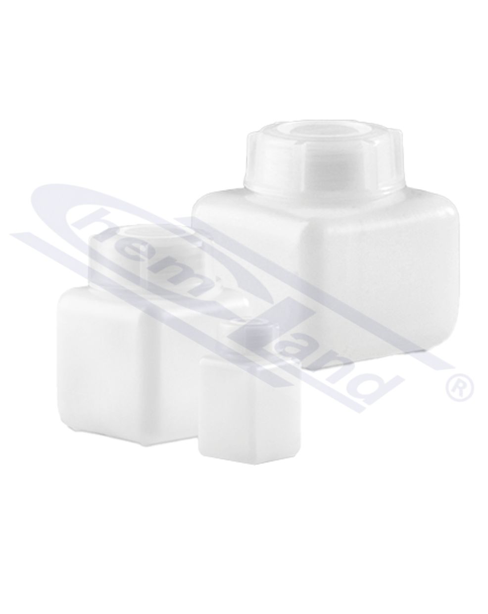 butelka czworokątna PE-HD 0500ml z nakrętką PE-LD