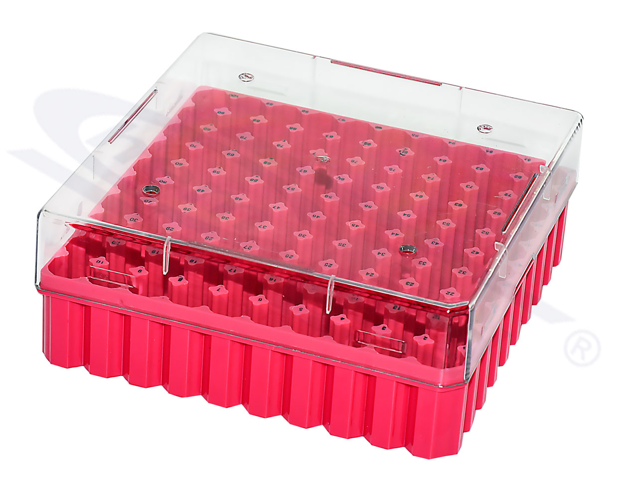 statyw do mrożenia -190+121oC PC CRYO BOX różowy 100x1,5-2,0ml