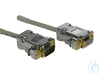 RS232 interface cable, length 2.5 m, 9-pole/9-pole