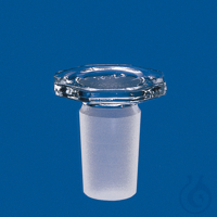 Conical joint stopper borosilicate glass, NS 24/29, solid, octagonal grip