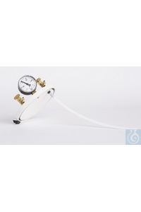 Gas-Kit for anaerobic containers consisting of 1 manometer and 2 shut-off