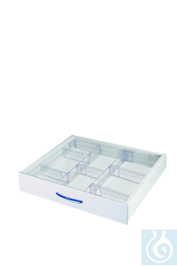 neoChoice Schubladeneinsatz für Rollwagen 60 cm, variabel, transparent