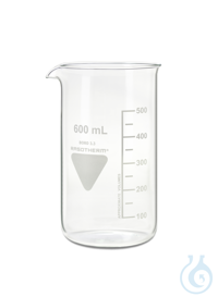RASOTHERM Beaker, high form, with spout