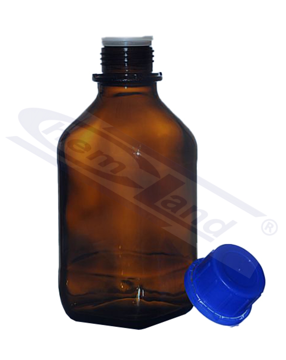 butelka do dozownikółw i biuret 1000ml kwadratowa z powłoką