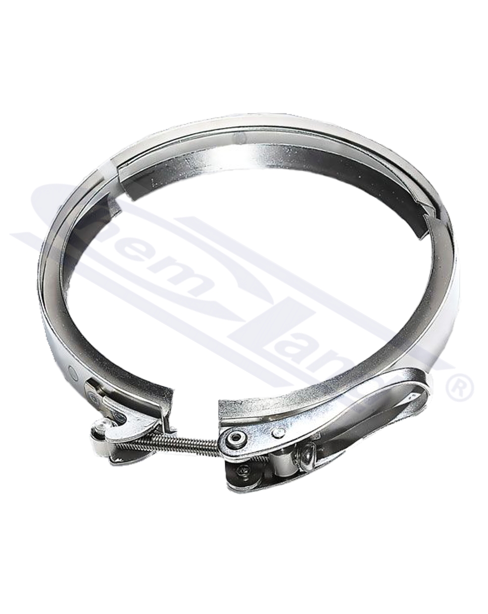 klamra metalowa do kolb reakcyjnych z kołnierzem stożkowym DN60 = fi 100 mm