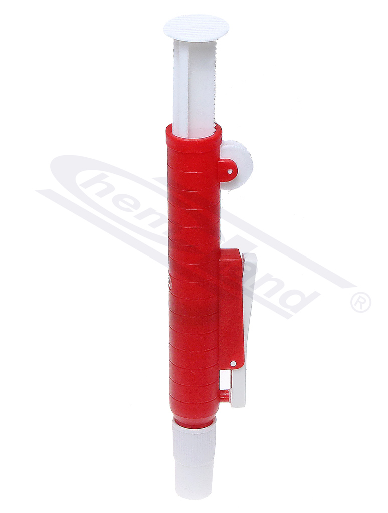 pompka pipetowa 0-  25ml czerwona