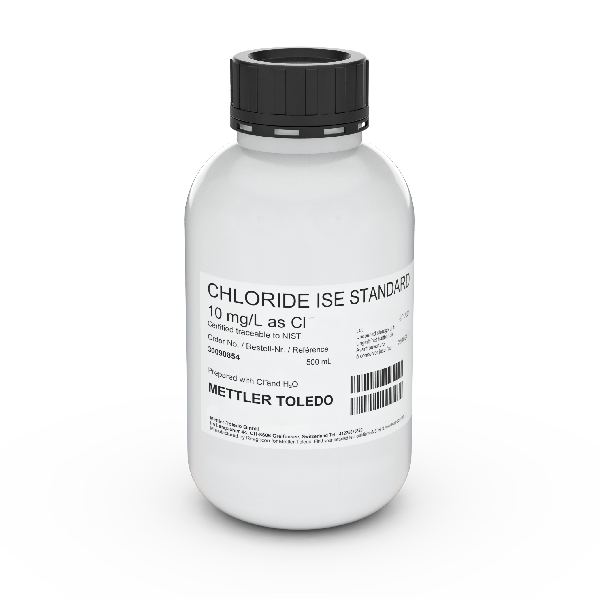 ISE standard Cl 10 mg/L, 500mL