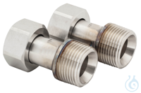 2 Adapters M30x1.5 female to NPT 1 male