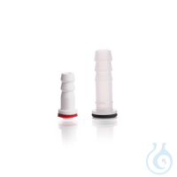 Plastic Hose Connection, straight, with silicone seal (VMQ), from PP