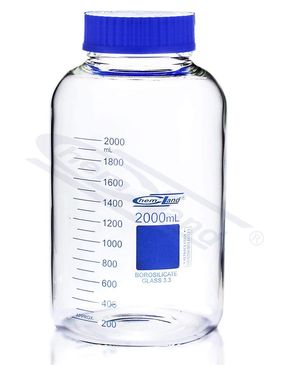 butelka z nakrętką BORO 3.3 GL80 02000ml CHEMLAND NEW LINE