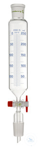 Dropping funnel, 250 ml, graduated, cone/socket size 29/32,