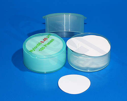 Filtr membranowy NYLON 0,45um 25mm op=100szt.