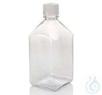 Nalgene™ Square Polycarbonate Bottles with Closure