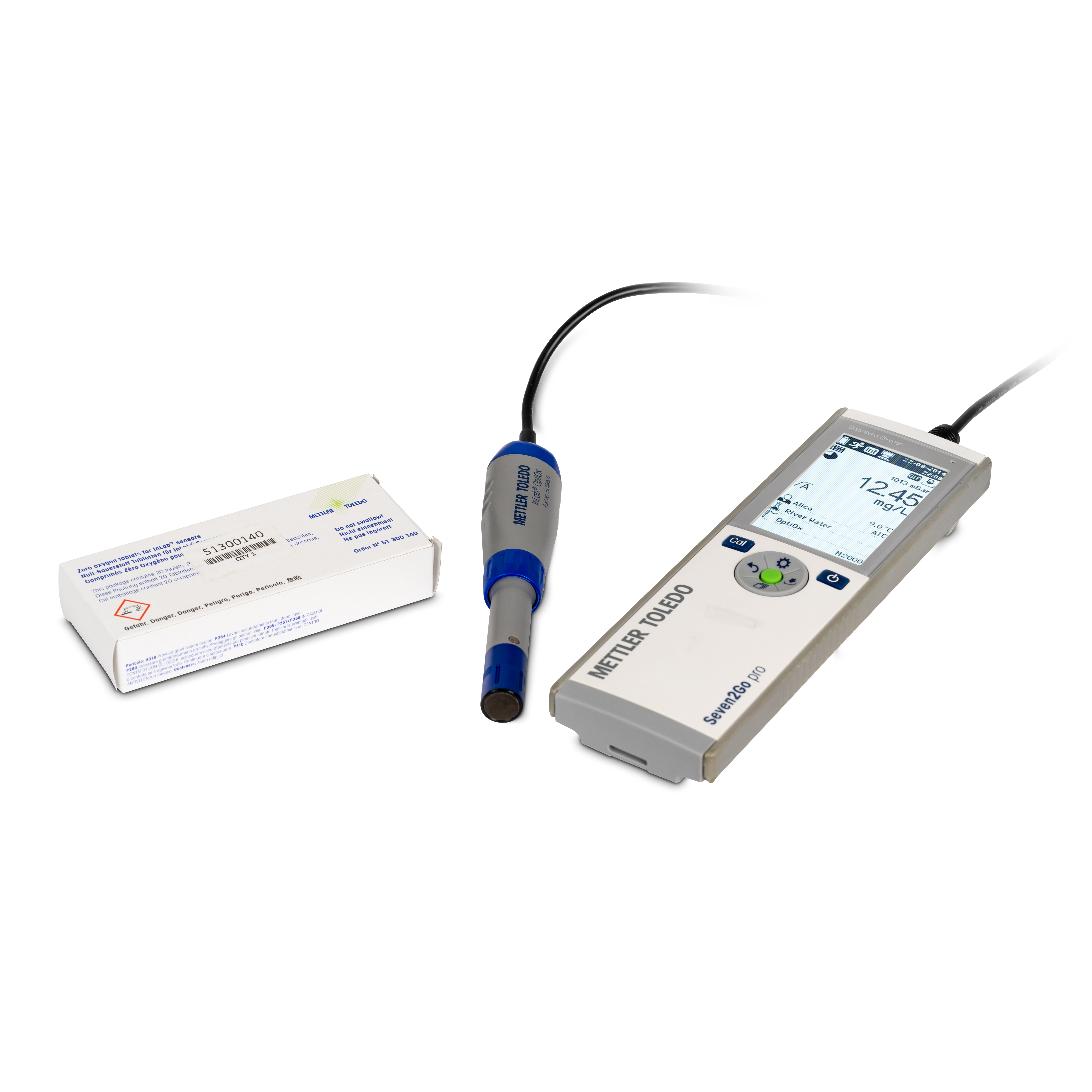 Tlenomierz DO Seven2Go S9-Std-Kit