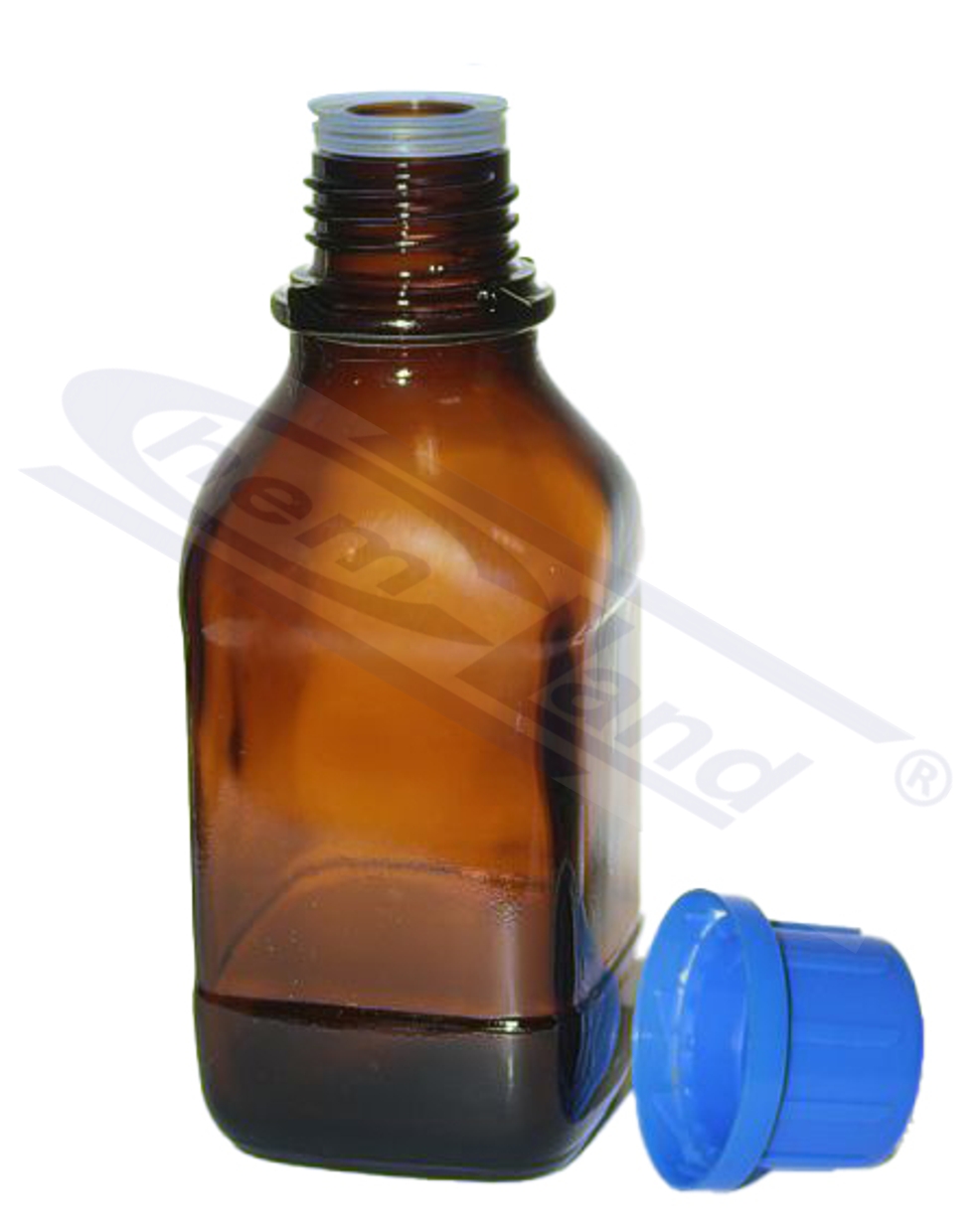 butelka do dozownikółw i biuret 0100ml kwadratowa z powłoką