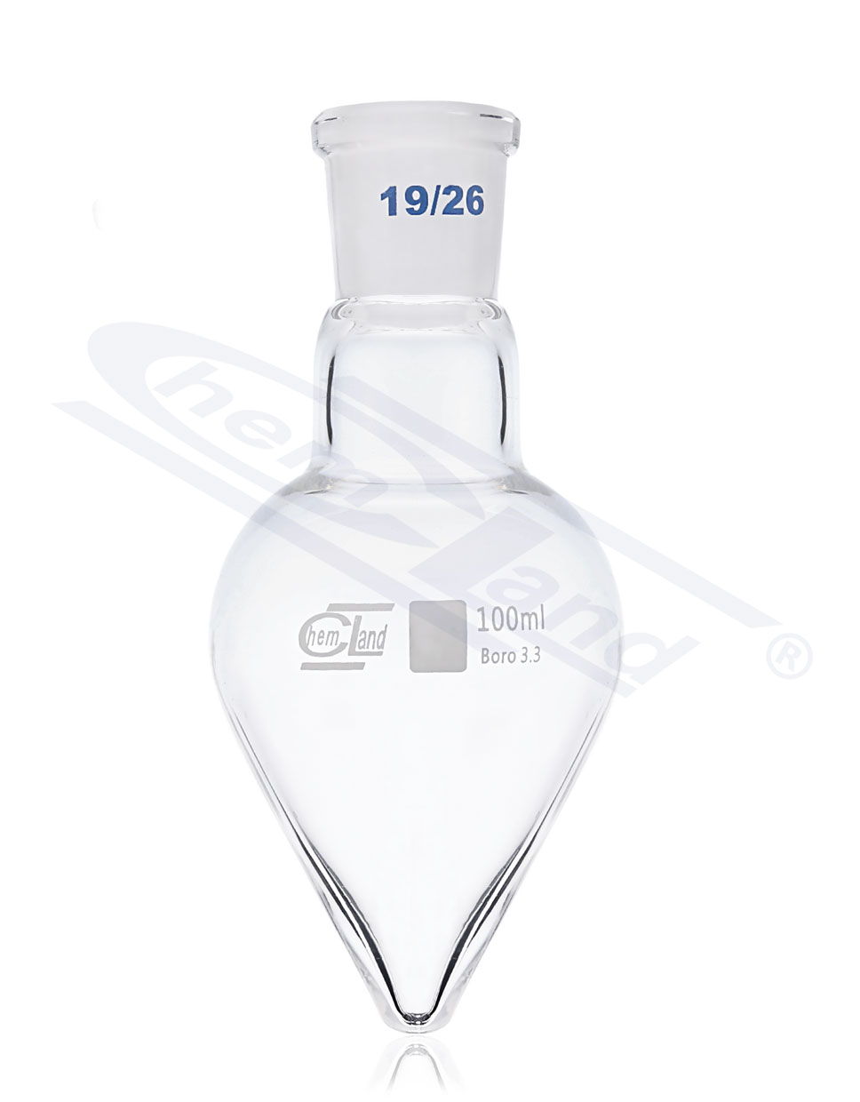 kolba sercowa 00100ml WS. 14/23 CHEMLAND